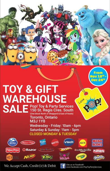 2015 - Pop Toy & Gift Sale Poster