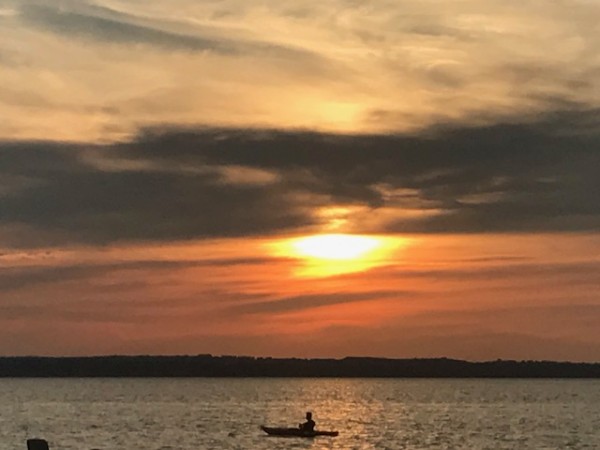 lake simcoe sunset
