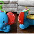 3-in-1 bounce, stride and ride elephant fisher price